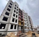 Ход строительства дома № 1Б поз.1 в ЖК По ул. Фучика -