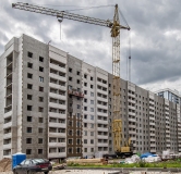 Ход строительства дома 1 в ЖК Огни -