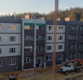 Ход строительства дома 1 в ЖК По ул. Микрорайон -