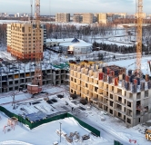 Ход строительства дома 2 в ЖК Дабл-Дабл -