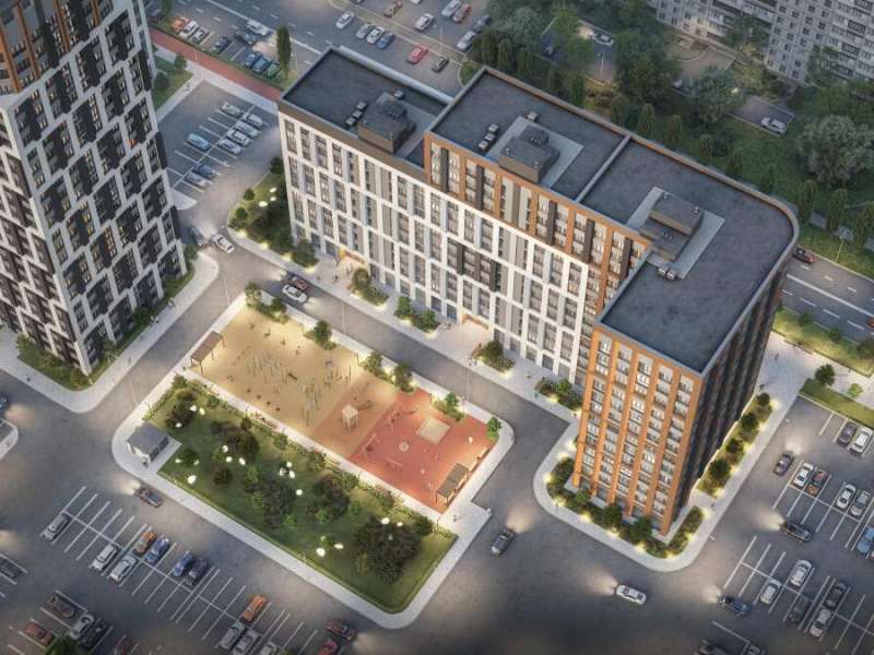 однокомнатная квартира в новостройке на ул. Сергея Акимова, дом №6.1 (по генплану)