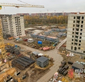 Ход строительства дома 2 этап, Корпус D в ЖК Квартал Заречье -
