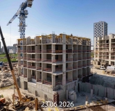 Ход строительства дома 21, ГП-72.105 в ЖК Мириады -